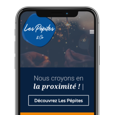 création site internet responsive design par Les Pépites and co