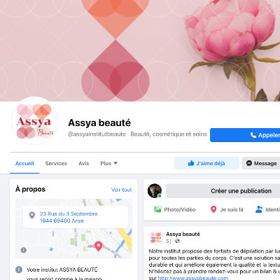 site Facebook Assya